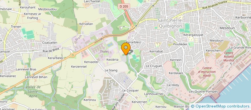 localisation de l'entreprise SCI ANLB  BREST