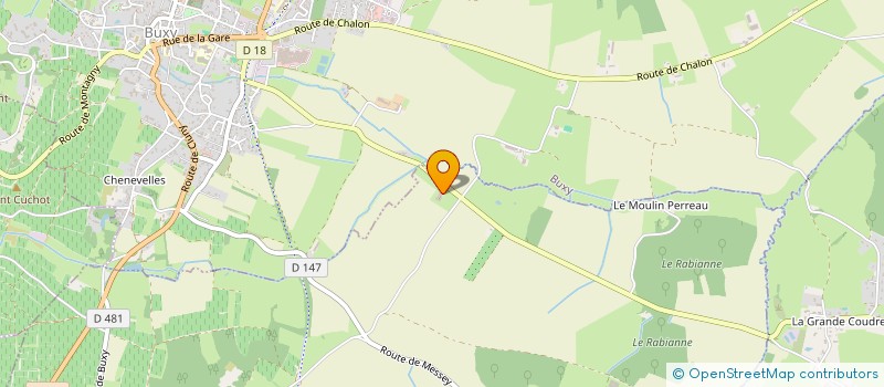 localisation de l'entreprise SCI ANLC IMMO  JULLY-LES-BUXY