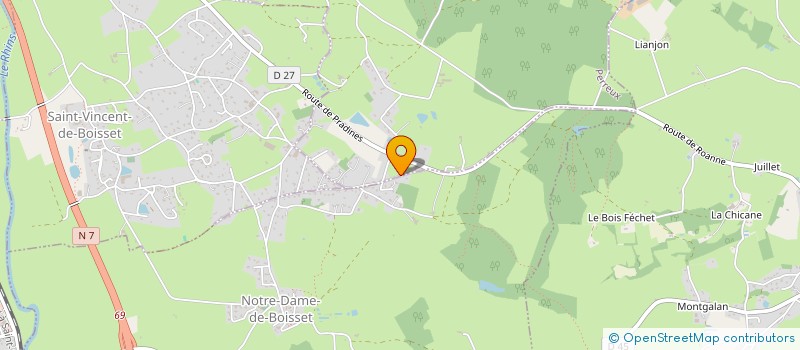 localisation de l'entreprise SCI ANLIAUR  PERREUX