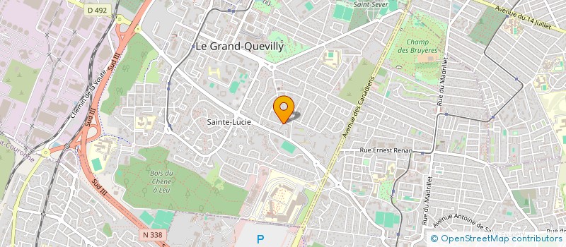 localisation de l'entreprise SCI ANLISA  LE GRAND-QUEVILLY