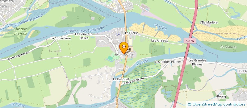 localisation de l'entreprise SCI ANLO  LES PONTS DE CE