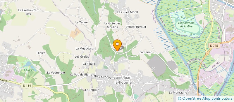 localisation de l'entreprise SCI ANLUC  SAINT-JEAN-LA-POTERIE