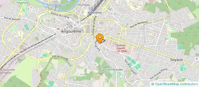 localisation de l'entreprise SCI ANM à ANGOULEME