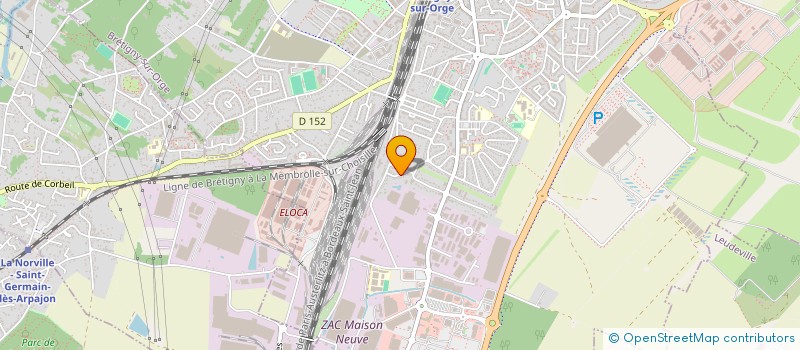 localisation de l'entreprise SCI ANM à BRETIGNY-SUR-ORGE