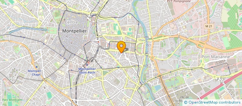 localisation de l'entreprise SCI ANM MONTPELLIER à MONTPELLIER