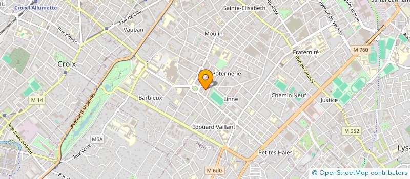 localisation de l'entreprise SCI ANMA  ROUBAIX