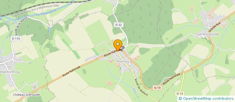 localisation de l'entreprise SCI ANMALE  PONT-DE-ROIDE-VERMONDANS