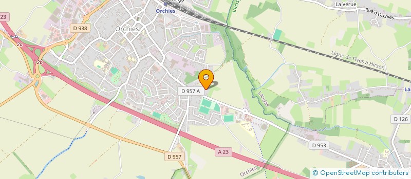 localisation de l'entreprise SCI ANMAR  ORCHIES