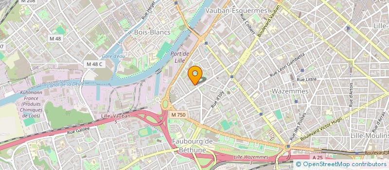 localisation de l'entreprise SCI ANMARPHI  LILLE