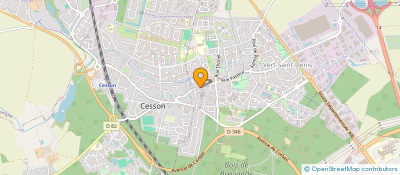 localisation de l'entreprise SCI ANMD  CESSON