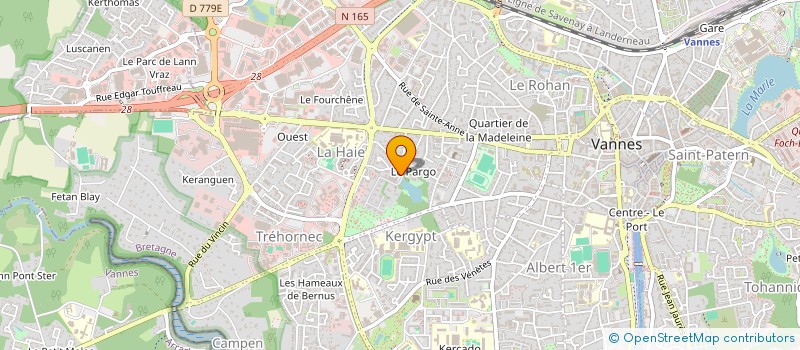 localisation de l'entreprise SCI ANMF à VANNES