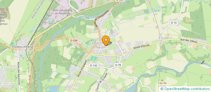 localisation de l'entreprise SCI ANMI  LA BARTHE-DE-NESTE