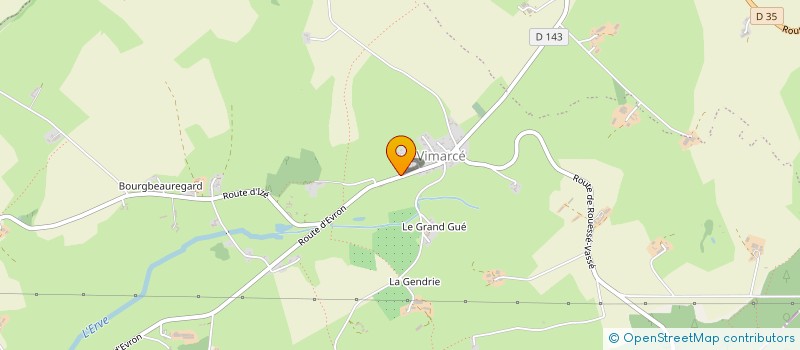 localisation de l'entreprise SCI ANMIJOFRA  VIMARTIN-SUR-ORTHE