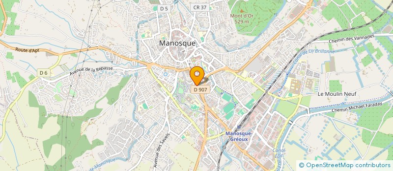 localisation de l'entreprise SCI ANMISS à MANOSQUE