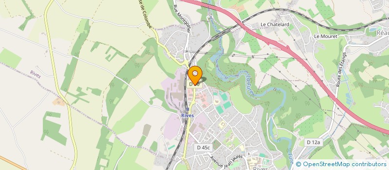 localisation de l'entreprise SCI ANN-CHRYS  RIVES