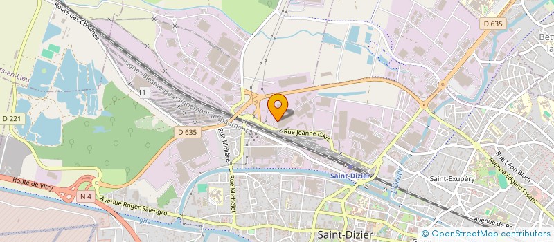 localisation de l'entreprise SCI ANNA 2  SAINT-DIZIER
