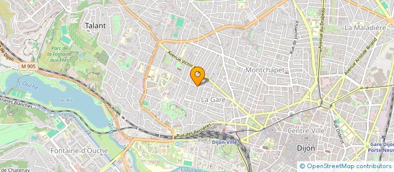 localisation de l'entreprise SCI ANNA à DIJON