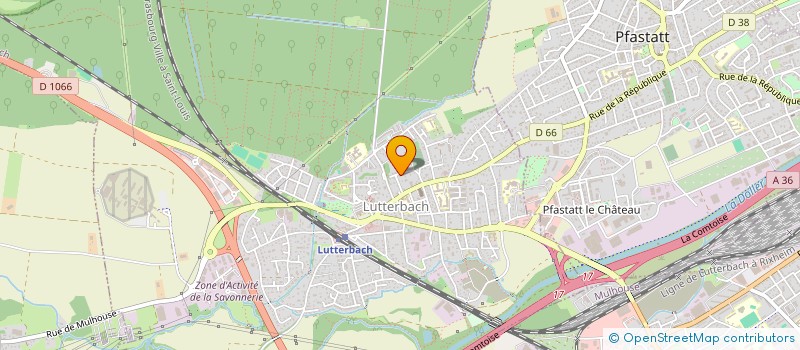 localisation de l'entreprise SCI ANNA  LUTTERBACH
