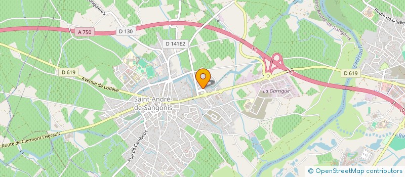 localisation de l'entreprise SCI ANNA  SAINT-ANDRE-DE-SANGONIS