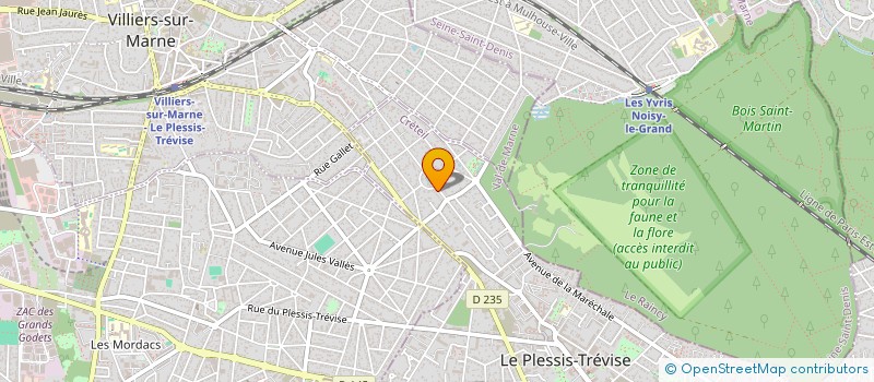 localisation de l'entreprise SCI ANNA  LE PLESSIS-TREVISE