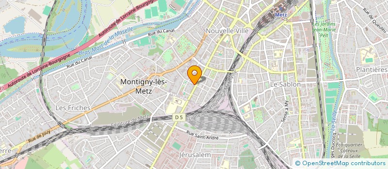 localisation de l'entreprise SCI ANNA  METZ