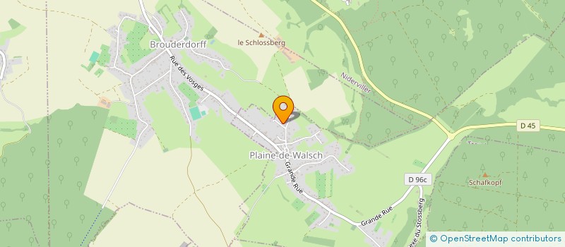 localisation de l'entreprise SCI ANNA  PLAINE-DE-WALSCH