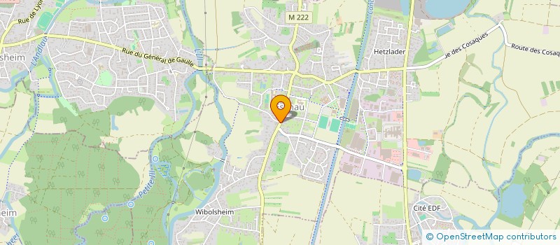 localisation de l'entreprise SCI ANNA  ESCHAU