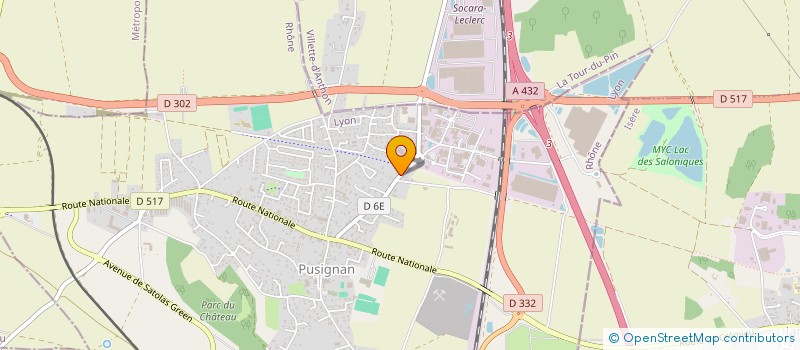 localisation de l'entreprise SCI ANNA  PUSIGNAN