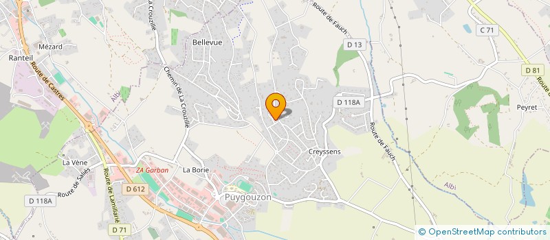 localisation de l'entreprise SCI ANNA  PUYGOUZON