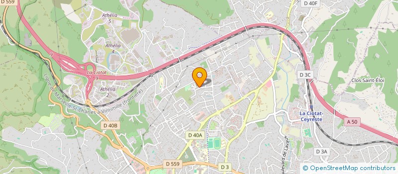 localisation de l'entreprise SCI ANNA  LA CIOTAT