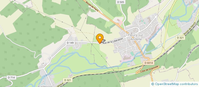 localisation de l'entreprise SCI ANNA  FLEURY-SUR-ANDELLE