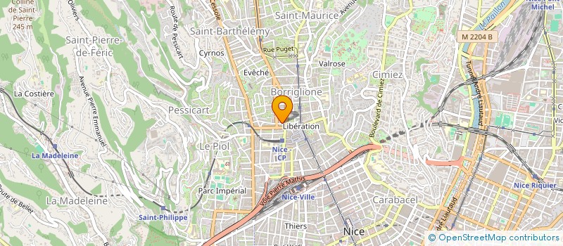 localisation de l'entreprise SCI ANNA CAPRI  NICE