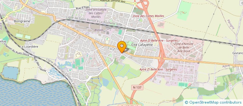 localisation de l'entreprise SCI ANNA CLARA  AYTRE