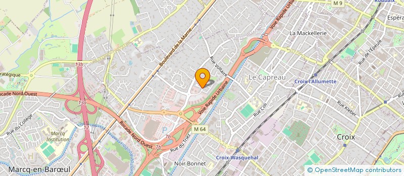 localisation de l'entreprise SCI ANNA INVESTISSEMENT  WASQUEHAL