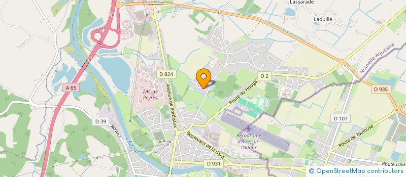 localisation de l'entreprise SCI ANNABEL  AIRE-SUR-L'ADOUR