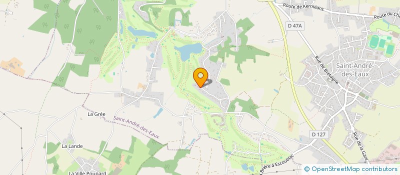 localisation de l'entreprise SCI ANNABELLE  SAINT-ANDRE-DES-EAUX