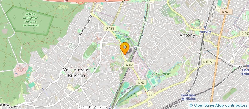 localisation de l'entreprise SCI ANNADO à VERRIERES-LE-BUISSON