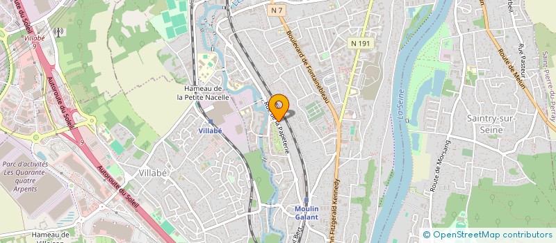localisation de l'entreprise SCI ANNAI à CORBEIL-ESSONNES