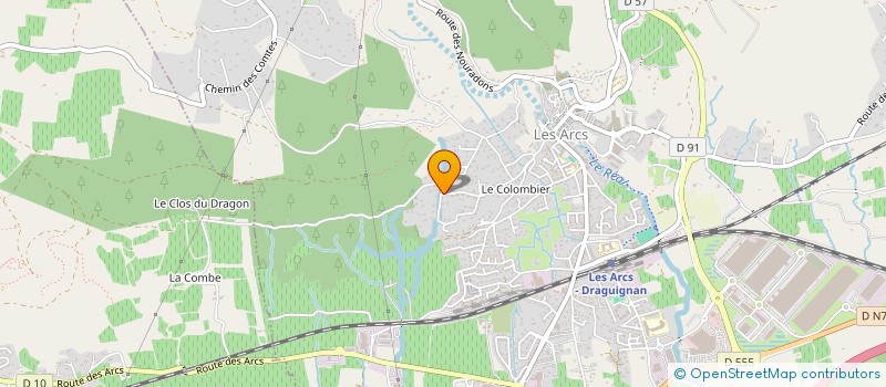 localisation de l'entreprise SCI ANNAJU à LES ARCS