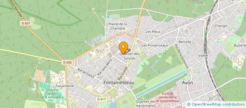 localisation de l'entreprise SCI ANNANI  FONTAINEBLEAU