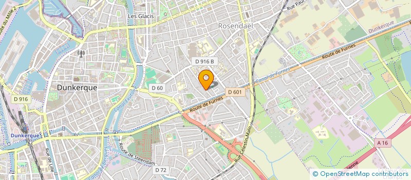 localisation de l'entreprise SCI ANNAPHI à DUNKERQUE
