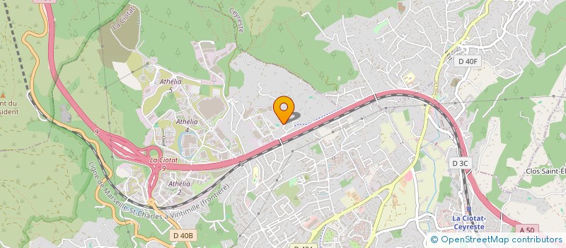 localisation de l'entreprise SCI ANNAT  LA CIOTAT