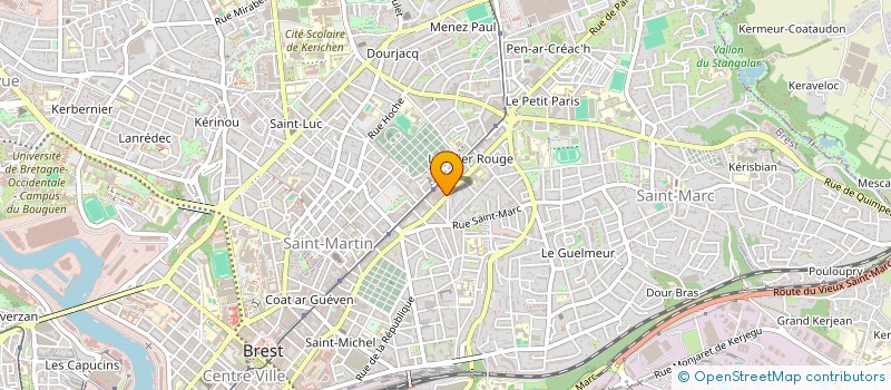 localisation de l'entreprise SCI ANNAYA  BREST