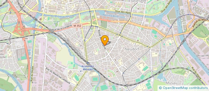 localisation de l'entreprise SCI ANNE  STRASBOURG