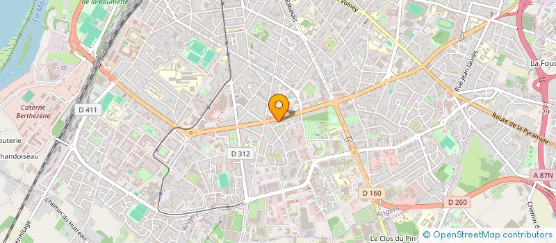 localisation de l'entreprise SCI ANNE à ANGERS