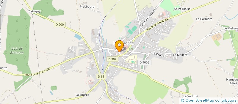 localisation de l'entreprise SCI ANNE-CHANTAL à BRICQUEBEC-EN-COTENTIN