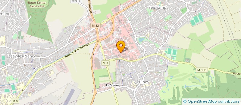 localisation de l'entreprise SCI ANNE CHARLOTTE  PULNOY