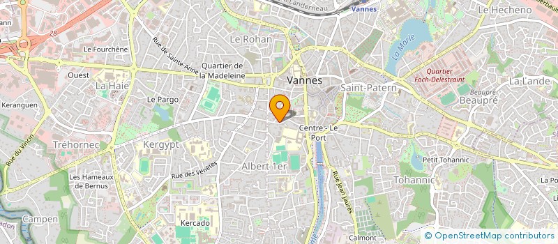 localisation de l'entreprise SCI ANNE DE BRETAGNE à VANNES