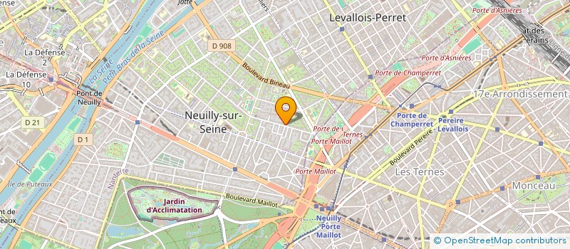 localisation de l'entreprise SCI ANNE DE CLERY à NEUILLY-SUR-SEINE