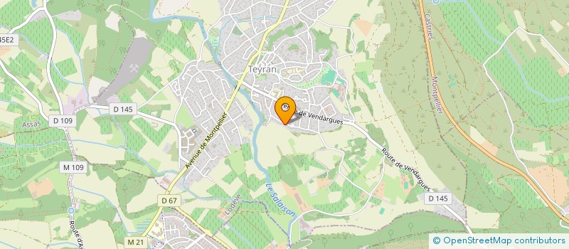 localisation de l'entreprise SCI ANNE DE LA BELLE EUROPE  TEYRAN